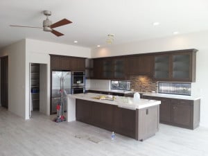 Interior painting, new construction