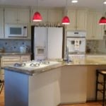 Kitchen from stain to paint grade